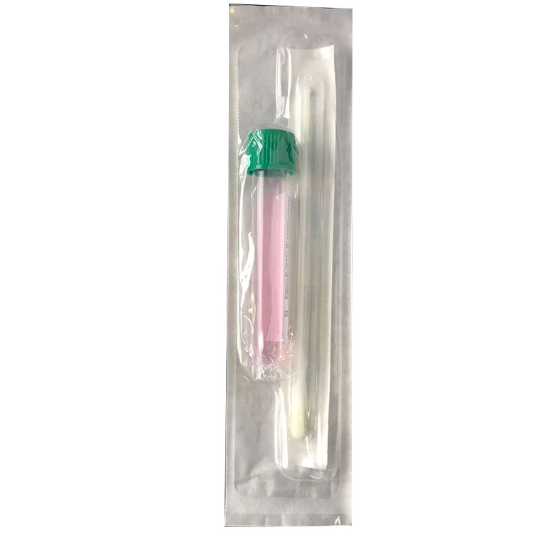 Hisopo de prueba nasal flocado con tubo